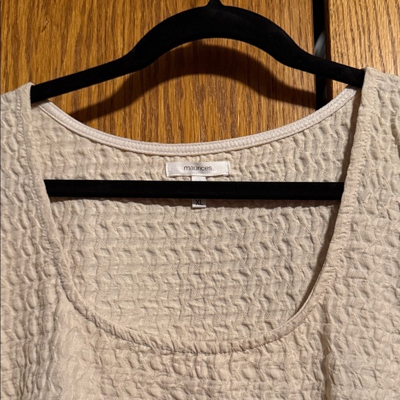 Maurices Cream Textured Blouse - Picture 2 of 5